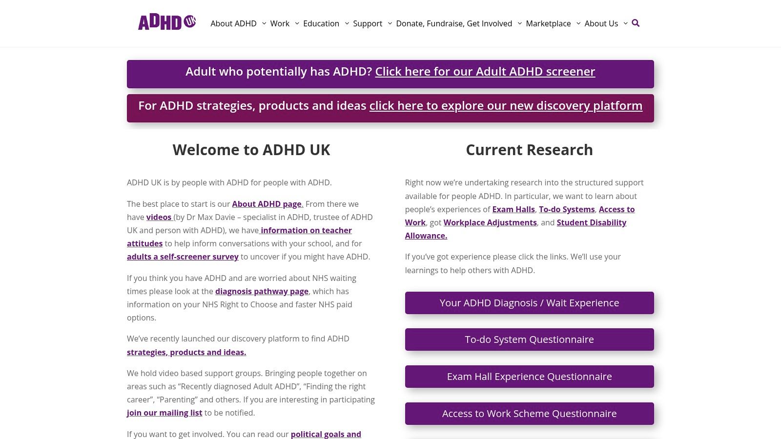 ADHD UK